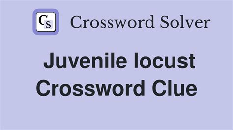 juvenile Crossword Clue .